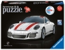 Ravensburger, Puzzle 3D: Porsche 911R (12528) Wiek: 10+