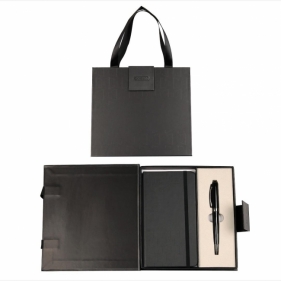 Długopis + notes Symphony premium czarny