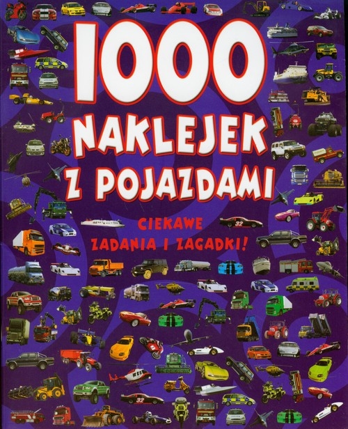 1000 naklejek z pojazdami