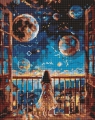 Diamentowa mozaika - Marzycielska noc 40x50cm