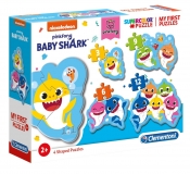 Clementoni, moje pierwsze puzzle 4w1: Baby Shark (20828)