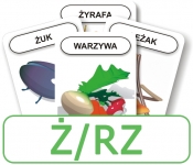 Karty: Logopedyczny Piotruś - Część II, głoska Ż/RZ
