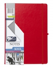 Notes Soul A4/192k. kratka - Czerwony