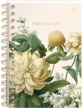 Album na zdjęcia B5/25 kart Metallic - Flowers