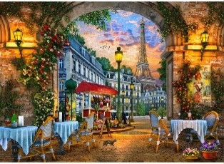 <img src='https://webimage.pl/pics/290/5/d5902444085290.jpg' style='height:440px' /> Diamentowa Mozaika Paryska uliczka NO-1008529