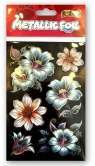 Naklejki foliowe Metalic Double Flowers PENMATE