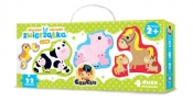 Puzzle CzuCzu Rączka układa Zwierzątka na wsi (5700147)