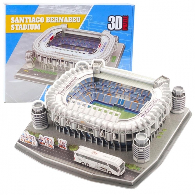 Puzzle 3D Stadion Santaigo Bernabeu 101el
