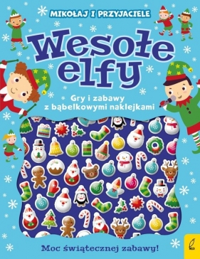 Wypukłe naklejki Wesołe elfy