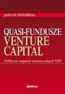 Quasi fundusze venture capital Publiczne wsparcie innowacyjnych MSP Świderska Joanna