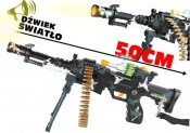 Karabin wojskowy światło dźwięk 50cm - <br />
