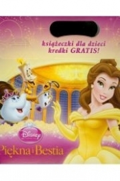 Piękna i Bestia Zestaw książeczki dla dzieci + kredki