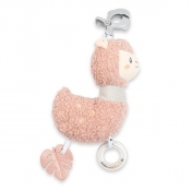 Zawieszka pluszowa pozytywką i klipsem Lama