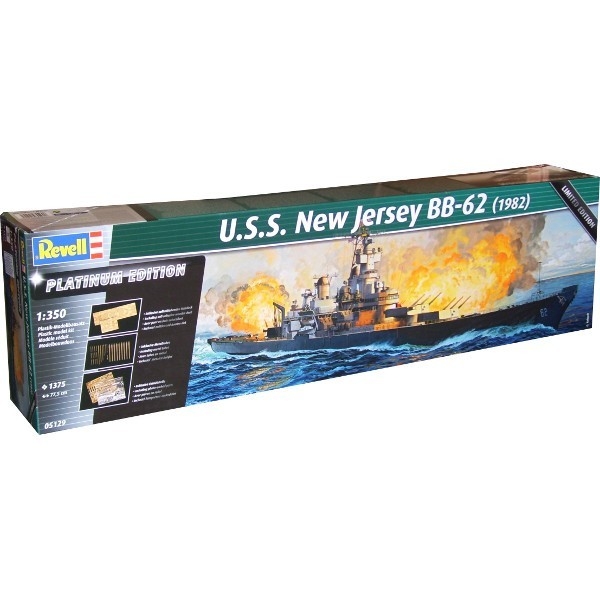 REVELL U.S.S. New Jersey BB-62 1982