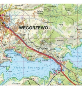 Mazury część północna, 1:60 000 - mapa turystyczna - Opracowanie zbiorowe