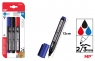 Marker permanentny gruby MP PX30 2/3mm do CD/DVD 3 kolory blister