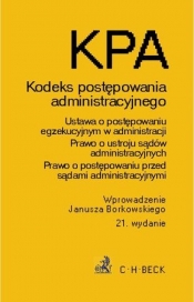 Kodeks Postępowania Administracyjnego Teksty Ustaw Becka