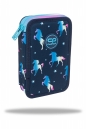 Coolpack, Piórnik podwójny z wyposażeniem Jumper 2 - Blue Unicorn (F066670)