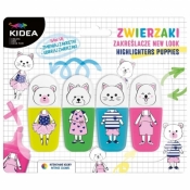 Zakreślacze zwierzaki - new look 4szt