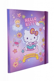 Coolpack, Teczka przestrzenna tekturowa A4 z gumką Hello Kitty - Pink 1 (15291PTR)