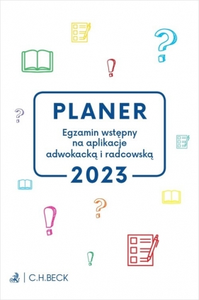PLANER. Egzamin wstępny na aplikacje adwokacką i radcowską 2023 - Joanna Ablewicz