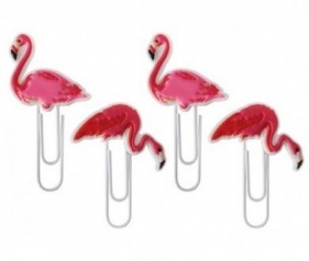 Spinacze Flamingi 4 sztuki