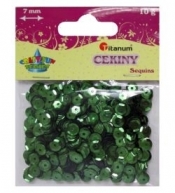 Cekiny Ciemna Zieleń (7mm 10g)