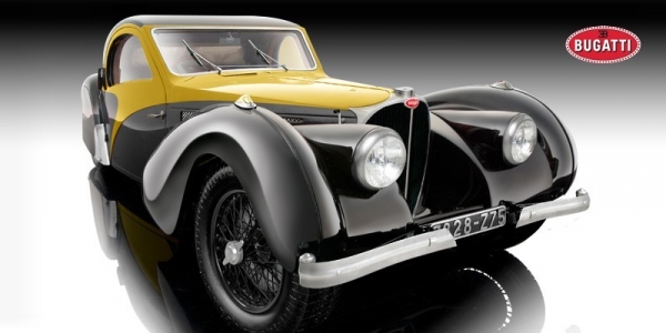 Bugatti Type 57SC Atalante 1937 (yellow) (7828-Z75Y)