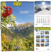 Kalendarz 2022 B3 7 plansz Tatry