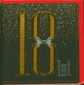 Karnet 18-tki kwadrat złocony CO mix