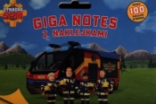 Strażak Sam Giga notes z naklejkami - Opracowanie zbiorowe