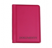 Okładka na dokumenty mini - pink