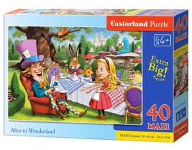 Puzzle 40 Maxi Alice in Wonderland