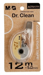 Korektor w taśmie Dr. Clean, 5mm x 12m