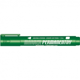 Marker permanentny Tetis, 1-2 mm, 12 szt. - zielony (KM102-ZO)