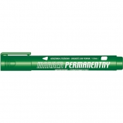 Marker permanentny Tetis, 1-2 mm, 12 szt. - zielony (KM102-ZO)