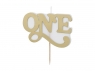 Świeczka urodzinowa One 3.8x6.5cm