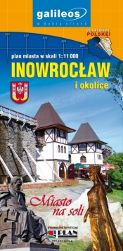 Inowrocław i okolice - plan miasta 1:11 000 - Praca zbiorowa