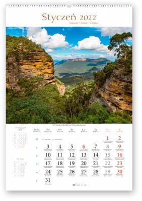 Kalendarz 2022 Reklamowy Góry świata RW10