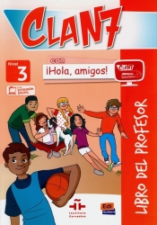 Clan 7 con Hola amigos 3 Przewodnik metodyczny + CD - Castro Maria