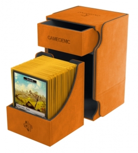 Ekskluzywne pudełko Watchtower Convertible na 100+ kart - Pomarańczowe (08292)