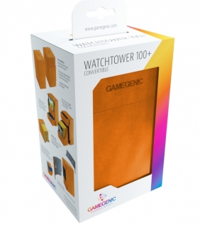 Ekskluzywne pudełko Watchtower Convertible na 100+ kart - Pomarańczowe (08292)