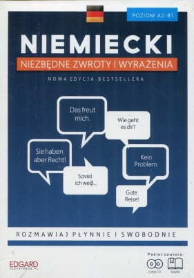 Niemiecki Niezbędne zwroty i wyrażenia Poziom A2-B1 + 2CD - Eliza Chabros, Ewa Kędzierska