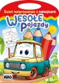 Świat kolorowanek z naklejkami. Wesołe pojazdy - Artur Rajch