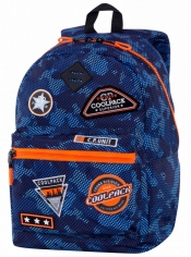 Coolpack - Cross - Plecak młodzieżowy - Navy (Badges B) (B26153)