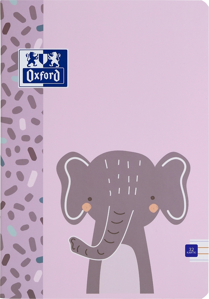 Zeszyt Oxford Kids A4/32k linia podwójna kolorowa, 1 szt