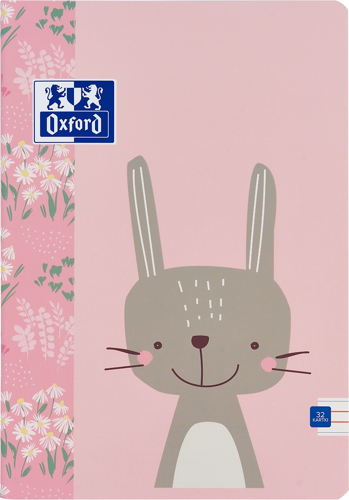 Zeszyt Oxford Kids A4/32k linia podwójna kolorowa, 1 szt