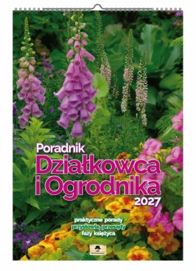 Kalendarz 2027 A3 ścienny - poradnik działkowca