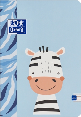 Zeszyt Oxford Kids A4/32k linia podwójna kolorowa, 1 szt