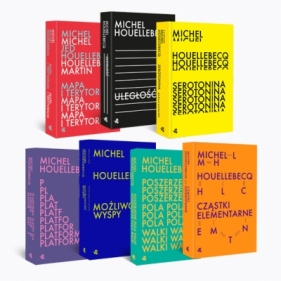 Pakiet 7 książek. Michel Houellebecq - Michel Houellebecq